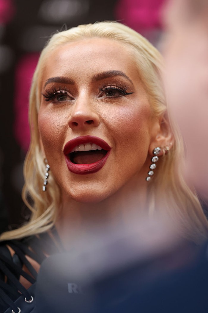 LONDON, ENGLAND - JULY 22: Christina Aguilera attends the 