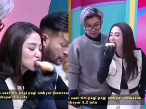 Cicip Donat Pinkan Mambo, Dewi Persik: Enak Kayak Roti Cakwe