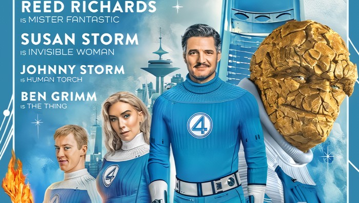 Poster film The Fantastic Four: First Steps