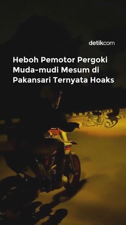 Video: Heboh Pemotor Pergoki Muda-mudi Mesum di Pakansari, Ternyata Hoaks
