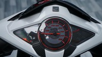 Fiturnya tak disebutkan secara rinci. Namun, jika mengacu pada versi regular, Honda Dash 125 HRC Edition sudah dibekali pencahayaan full LED dan rem double cakram. Sayangnya, panel instrumennya belum full digital dan tak punya soket pengisian daya ponsel. Foto: Doc. Motosaigon