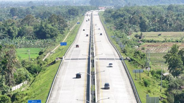 Jalan Tol Pekanbaru - Padang Seksi Padang – Sicincin sepanjang 36 km yang merupakan bagian dari Jalan Tol Trans Sumatera (JTTS) akan segera diberlakukan tarif. (Dok. Hutama Karya)