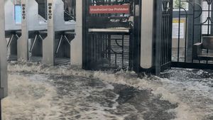 Video: Kala Banjir Bandang Hantam Kereta Bawah Tanah New York!