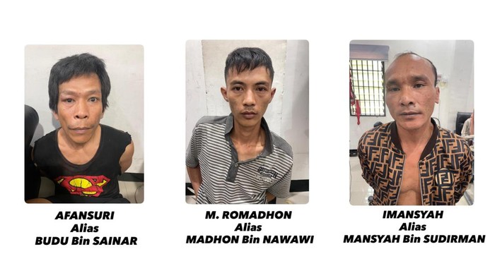 Ketiga rekan Iwan Kopok yang bersekongkol mencuri 44 motor diamankan polisi.