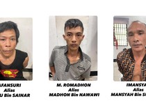 Detik-detik Penangkapan 4 Spesialis Curanmor 44 TKP di Palembang