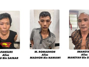 Detik-detik Penangkapan 4 Spesialis Curanmor 44 TKP di Palembang