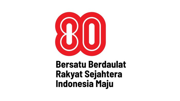 Logo HUT ke-80 RI