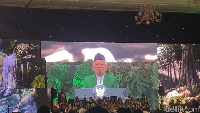 Maruf Amin di Harlah ke-27 PKB.