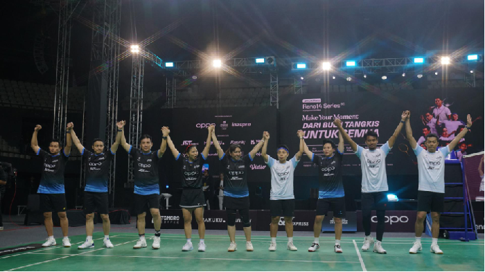 Momen Bersejarah 9 Legenda Bulu Tangkis dalam Satu Lapangan di Indonesia