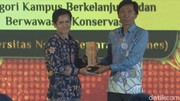 Unnes Sabet Penghargaan Kampus Berwawasan Konservasi di detikJateng-Jogja Awards