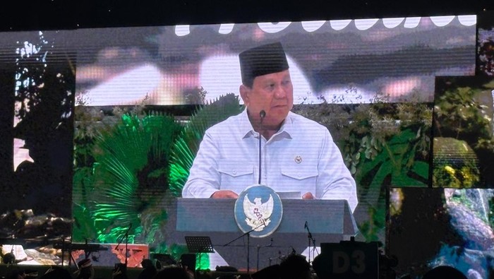 Prabowo di HUT Ke-27 PKB (Firda/detikcom)
