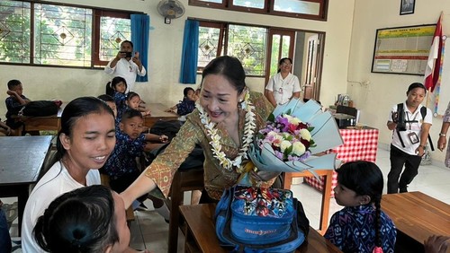 Sekretaris Kelompok Kerja (Pokja) Bunda PAUD Kabupaten Gianyar, Ny. Diana Agung Mayun