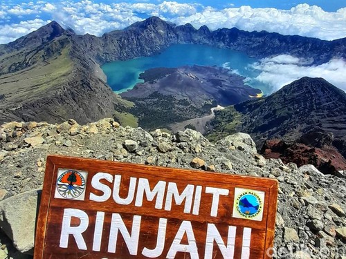 Suasana Gunung Rinjani Lombok.