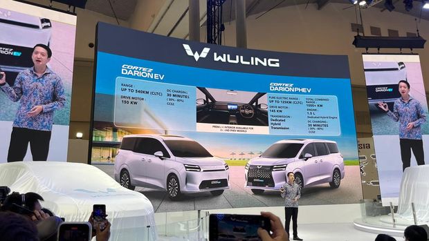 Wuling Cortez Darion meluncur di GIIAS 2025, ada pilihan hybrid dan EV