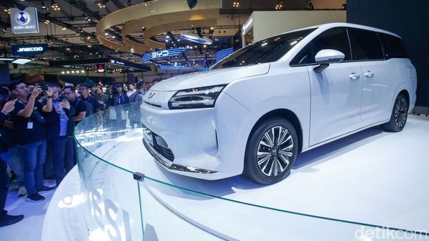 Wuling Cortez Darion saat diluncurkan di GIIAS 2025, ICE BSD, Tangerang, Rabu (23/7/2025).