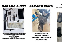 Daftar Lokasi 44 Motor Dicuri Komplotan Iwan Kopok di Palembang