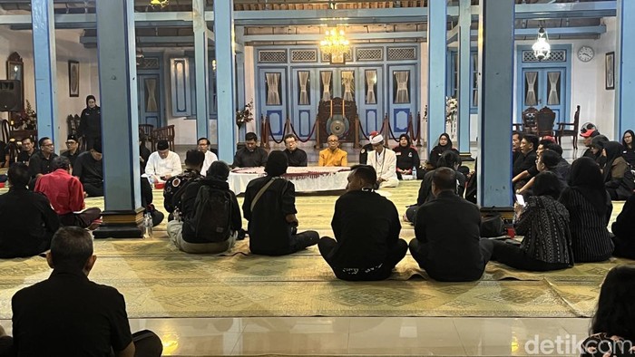 Suasana doa bersama untuk Sekjen Hasto Kristiyanto , Kamis (24/7/2025)