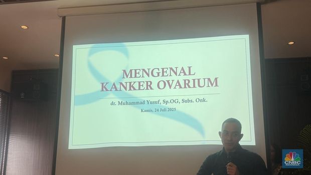 Edukasi Kanker Ovarium: Bahaya Tersembunyi yang Harus Diwaspadai bersama AstraZeneca. (CNBC Indonesia/Lynda Hasibuan)