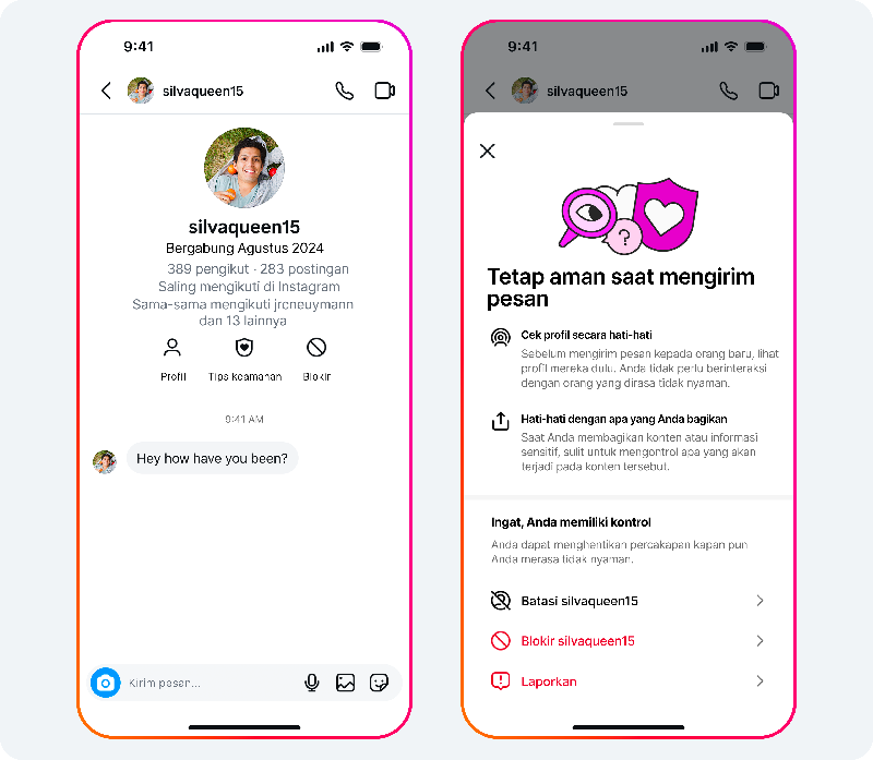 Fitur keamanan baru untuk akun remaja di Instagram