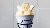 Es krim serut yang unik disajikan oleh gerai Bao Bao di Lobby Gedung B, Pasaraya Blok M. Perpaduan es krim dan mochi memberikan sensasi menikmati dessert yang berbeda. Foto: Instagram