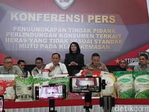 Data Awal Kasus Beras Oplosan: 212 Merek Tak Sesuai Standar Mutu