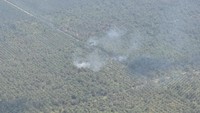 Tim gabungan Polda Riau, TNI, BPBD, Manggala Agni, hingga Masyarakat Peduli Api (MPA) masih terus melakukan pemadaman karhutla. Water bombing dan operasi modifikasi cuaca dilakukan untuk memadamkan api. (Foto: dok. Istimewa)