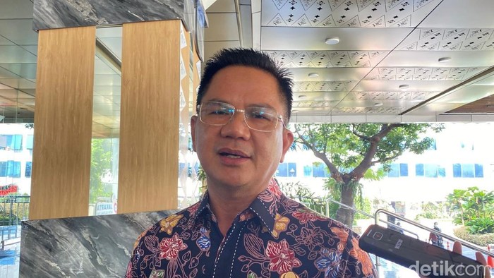Kepala Dishub DKI Syafrin Liputo mengungkapkan masyarakat akan bisa memesan slot parkir pinggir jalan (on-street) secara online lewat sistem JakParkir. (B Belia/detikcom)