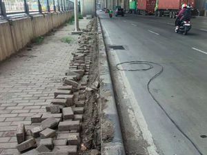 Nekatnya Maling Kabel di Jakut sampai Bikin Paving Block Porak-poranda