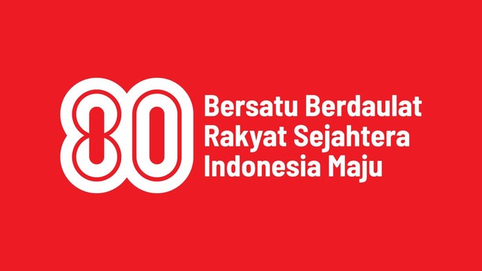 Logo HUT ke-80 RI