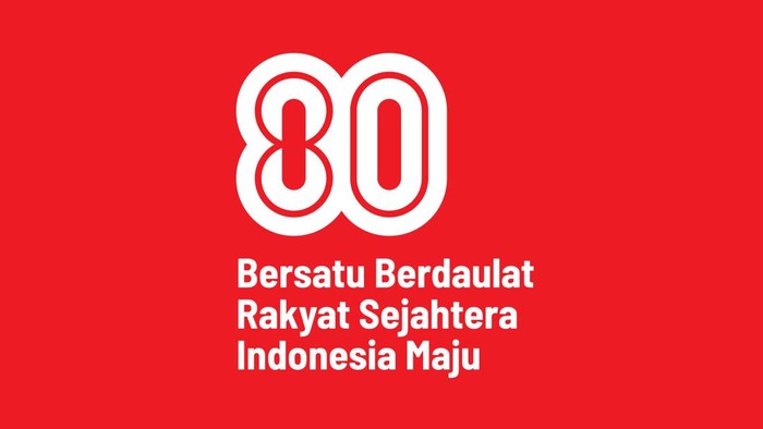 Logo HUT ke-80 RI