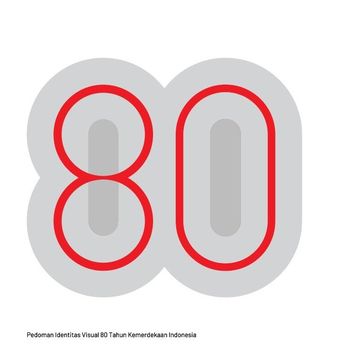 Logo HUT ke-80 RI 2025