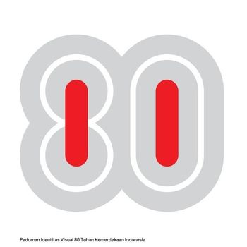 Logo HUT ke-80 RI 2025