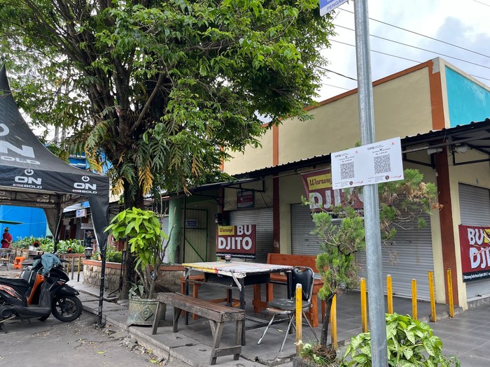 Lokasi Barcode QRIS ditemukan rusak di Pasar Oro-Oro Dowo