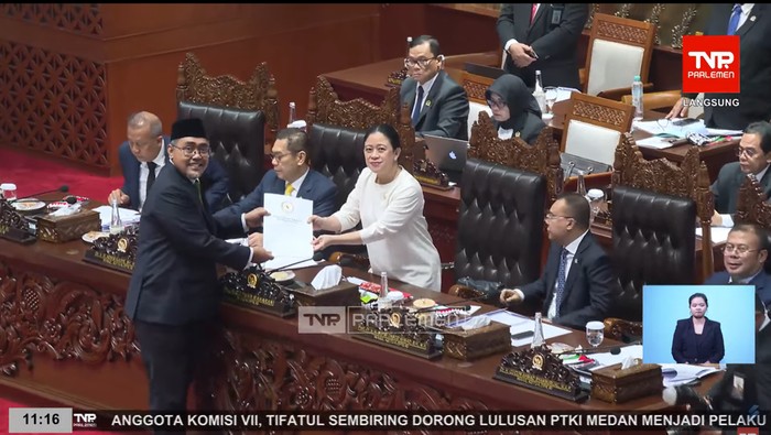 Paripurna DPR Sahkan Hasil Pembahasan RAPBN 2026.
