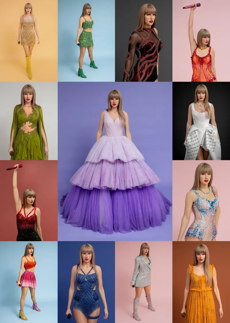 Patung lilin Taylor Swift dari Eras Tour.