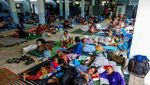 Potret Warga Mengungsi Akibat Konflik Perbatasan Thailand-Kamboja
