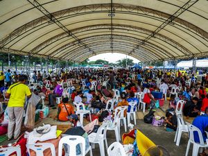 Potret Warga Mengungsi Akibat Konflik Perbatasan Thailand-Kamboja