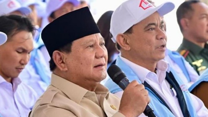 Presiden Prabowo Subiano dan Menkop Budi Arie