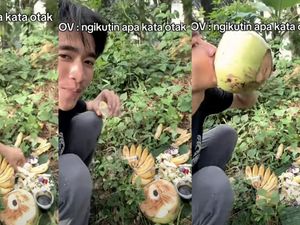 Nekat! Pria Mukbang Sesajen gegara Ikuti Intruisive Thought