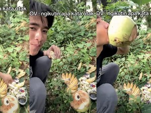 Nekat! Pria Mukbang Sesajen gegara Ikuti Intruisive Thought