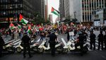Protes Warga New York Desak Penghentian Krisis Kelaparan di Gaza