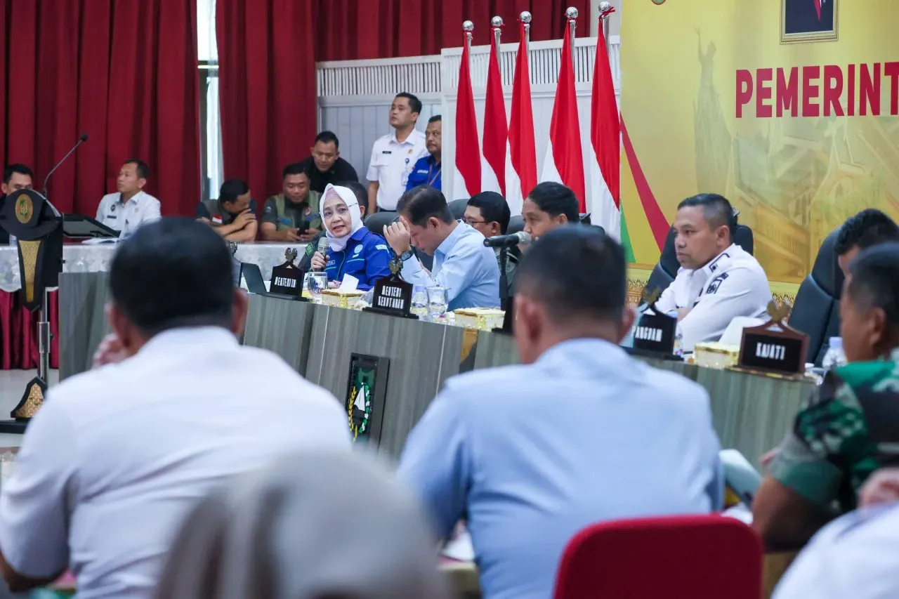 Rapat Koordinasi Penanganan Kebakaran Hutan dan Lahan (Karhutla) di Provinsi Riau (23/7/2025). (Dok. BMKG)