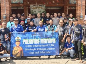 Polantas Gandeng Persatuan Driver untuk Kampanye Tertib Lalin di Mojokerto