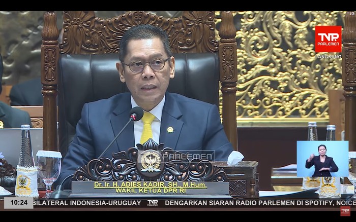 Wakil Ketua DPR RI Adies Kadir.
