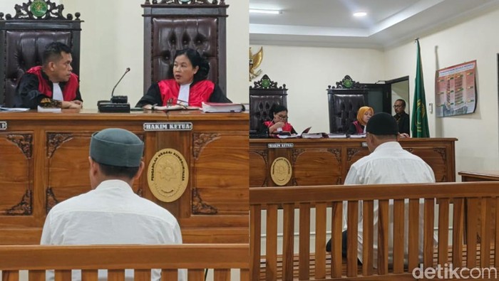 2 Terdakwa kasus sindikat uang palsu dituntut 3 tahun penjara dan denda Rp 50 juta. Andi Sitti Nurfaisah/detikSulsel