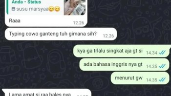 Setengah-setengah gitu Bahasa Inggrisnya. Foto: X/kegblgnunfaedh