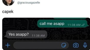 Ya, Asap? Foto: X/graciousgazelle