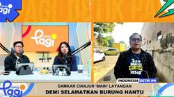 Damkar Cianjur Main Layangan Demi Selamatkan Burung Hantu