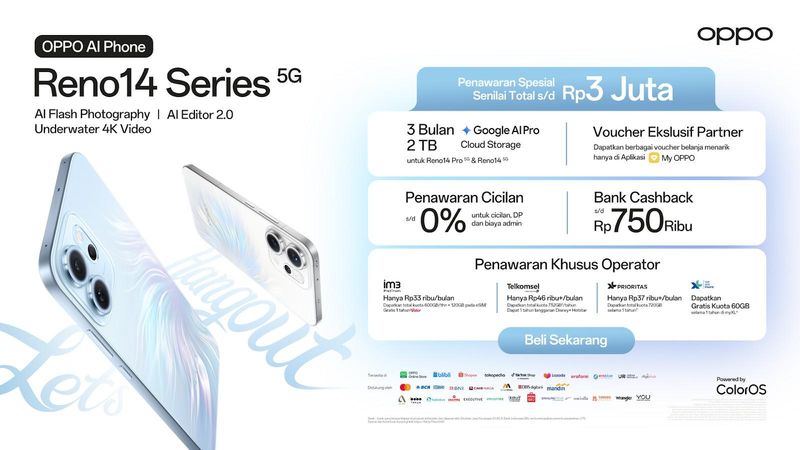 First Sale OPPO Reno14.