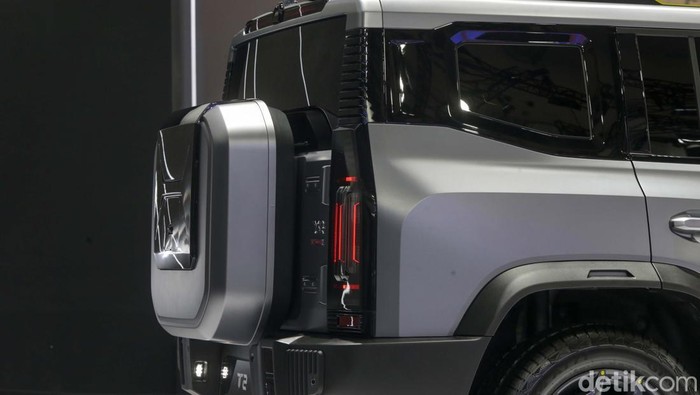 PT Jetour Motor Indonesia (JMI) mengenalkan mobil off road terbarunya di ajang GIIAS 2025, Jumat (25/7/2025). Jetour T2 yang dibawa ke GIIAS 2025 sudah menggunakan setir kanan atau sesuai pasar Indonesia.